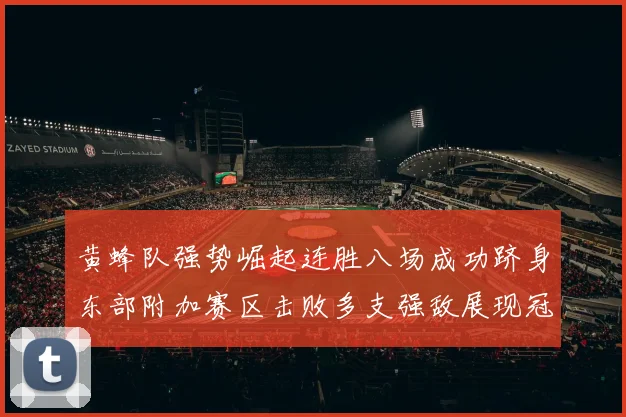 黄蜂队强势崛起连胜八场成功跻身东部附加赛区击败多支强敌展现冠军潜力
