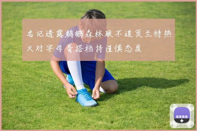 名记透露鹈鹕森林狼不追莫兰特热火对字母哥搭档持谨慎态度